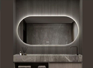 Akıllı Hoparlör Banyo Otel Tam Duş LED Işıklı Ayna Duvar Asılı Dörtgen