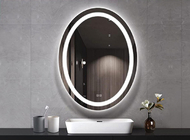 Akıllı Hoparlör Banyo Otel Tam Duş LED Işıklı Ayna Duvar Asılı Dörtgen