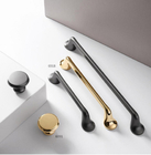 Yeni Tasarım Altın çinko alaşımı mutfak dolapları kapı çekme dolabı çekme ve düğmeler tutma dolabı tutma