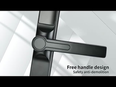 Dar kenarlı kırık köprü akıllı kilit, çinko alaşımlı malzeme, ekran penceresi, kısa sap 3.0, th