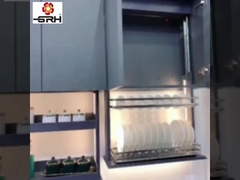 Toptan Ev Eşyaları Dikey Asansör Mutfak Dolabı Meyve ve Sebze Asansör sepet Otomatik