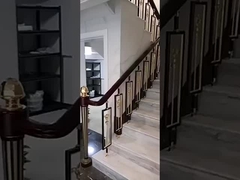 Klasik Alüminyum Alaşım Balusterler İç Merdiven Dekorasyonu Yüksek Kaliteli Çit