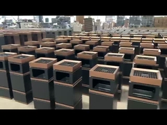 Dışarıdaki 27L geri dönüşüm çöp kutusu sınıflandırılmış metal çöp kutusu