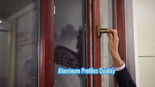 Özelleştirilmiş alüminyum alaşımlı köprü kesim kapı ve pencereler, ses yalıtımı, ısı yalıtımı, sürgülü