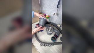 Mutfak lavabo gideri tıkanma önleyici ve koku önleyici gider borusu, sebze yıkama teknesi tekli ve çiftli