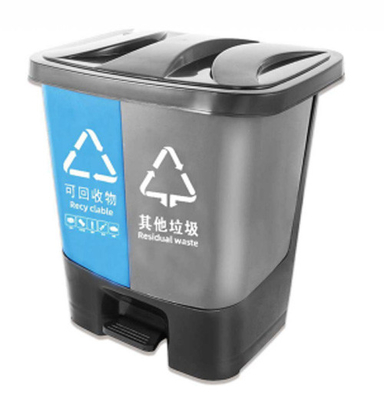 Üretici 120l 240l 360l 660l 1100l dış mekan büyük plastik tekerlekli çöp kutusu/çöp kutuları/sürüye atık kutuları