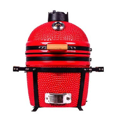Açık Hava Ağır Görevli Grill Kömür Meydanlı BBQ Grill Kömür Barbekü Grill Fonksiyonel büyük kare Sigara
