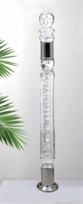 Kristal El Parmaklık Akrilik Merdiven Parmaklığı Kristal Newel Post Rail Post Merdiven Parmaklıkları İçin Akrilik Parmaklık