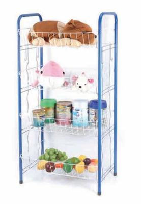 4 Tier Standing Type Kitchen Dinner Plate Dish Rack Dish Drying Rack Plate Rack With U Net Shape Unfoldable Basket