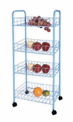 FIRST HORST Manufacturer 4 Tiers Large Size Silver Coating Kitchen Storage Dish Rack Drainer Instock