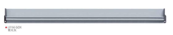 Katı Alüminyum Alaşım Çıkartma Montajlı Mobilya Dolabı Dolabı Eldiven Ev Dekorasyonu İçin L 150mm x W34.5mm x D 18.4m