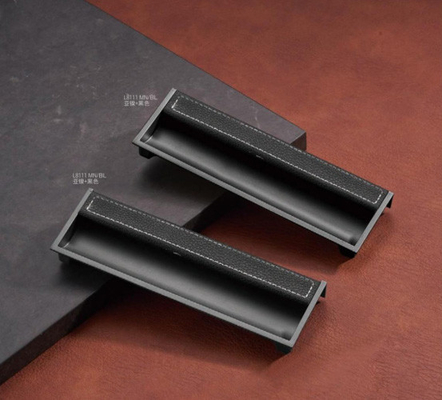 Cihaz Alloy Modern Lüks Mutfak Dolabı Yakaları Matt Altın Siyah Dolabı Kapı Çekmece Mobilya Çekme Yakaları