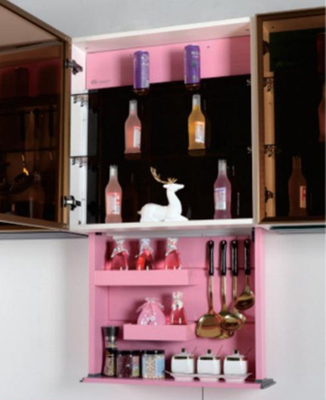 600 mm-1000 mm Pantry Storage Organizer Plate Dish Rack Asansör Sistemi Asansör Sepeti Mutfak Dolabında Gizlenmiş Çekici Karton