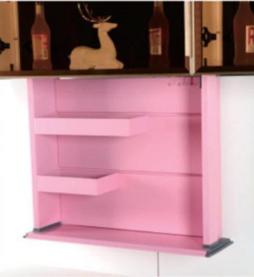 600 mm-1000 mm Pantry Storage Organizer Plate Dish Rack Asansör Sistemi Asansör Sepeti Mutfak Dolabında Gizlenmiş Çekici Karton