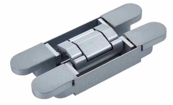 3D Düzenlenebilir Gizli Kapı Hinge Üstü Düzenlenebilir Kapılar İçin Üç Yönde 180 Derece Açılır