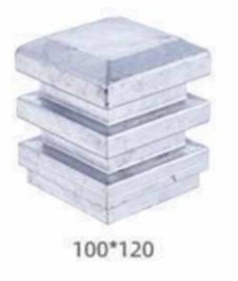 100x100 veya 4x4 inç Alüminyum Çit Posta Kapağı Ornamental Die Cast Post Kapağı