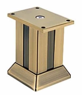 Furniture Legs Adjustable square Cabinet Feet Aluminum Alloy Cabinet Feet Bathroom Cabinet Feet