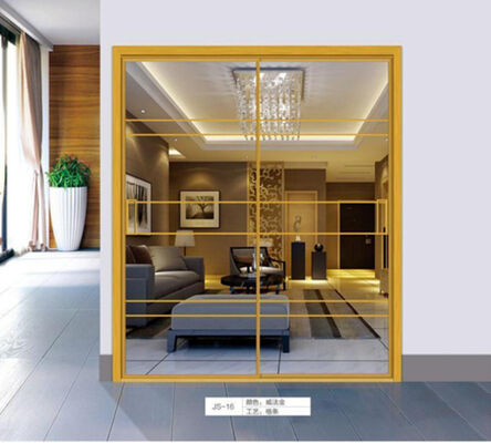 Villas Kitchen Terrace Balcony and Patio Entrance with Steel Frame and Double-layer Tempered Glass Sliding Doors for Houses