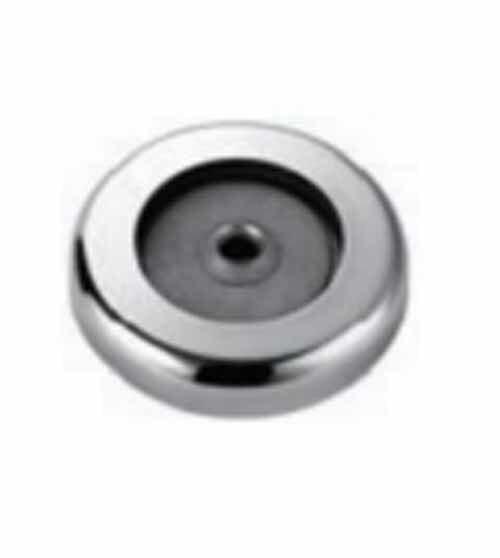 Hot Selling Modern Style 12mm Satin Finish Handrail Railing Fittings Round Plastic Connector Hardware for Outdoor Balcony Deck