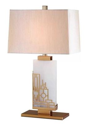 Otel Lüks Kumaş Masa Lambası Ev Dekoratif Gece Lambası Başucu Masa Lambası