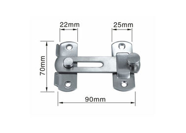 Ss304 Kapı Kilidi Mandalı Basit Modern Stil Ağır Hizmet Tipi 70x22mm Küçük Boy