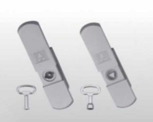 Yüksek Güvenlik Elektrik Kutusu Dolabı Kapı Kilitli Paslanmaz Çelik Gökyüzü Dünya Bağlantısı Üst Alt Bağlantı Kilitleri