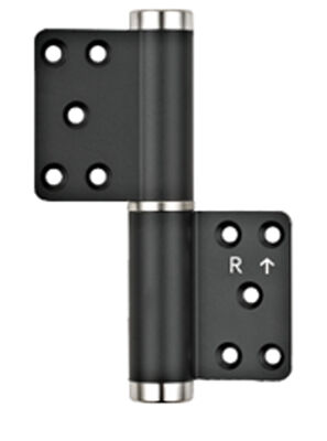 Black Wooden Door 3D Invisible Heavy Duty Adjustable 180 Degree Concealed Hidden Door Hinges for Wooden Door