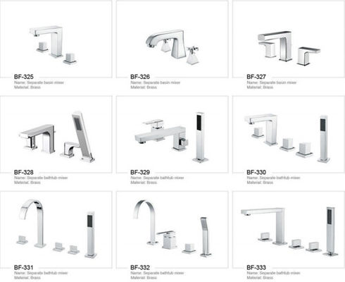 Modern Pretty Banyo Aksesuarları Güverte Üstü Pirinç Banyo Bataryaları